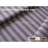 100% Cotton Yarn Dyed Poplin Plain Weave Stripe Fabric