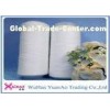 Bleaching White 100% Spun Polyester Spun Yarn For Clothing Sewing Threads