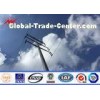 Round Hot Dip Galvanized Steel Utility Pole , 6M - 12M Metal Lighting Poles