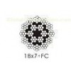 High Performance Multilayer Non Rotating Wire Rope 18x7 for Cranes