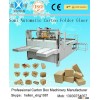 260mm Good Rigidity Alloy Semi - Auto Folder Gluer For Corrugated Paper , Various Paperboards