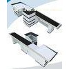 Stainless Steel / Aluminium Alloy Long Checkout Counter Cashier Counter Table