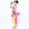 Kids Dance Clothes Polka Dots Tutu Pants Sequin Dance Dress With Zebra Leotard Under
