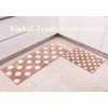 Customized household Decorative Microfiber Kitchen Mats , Polka-dot patterns style