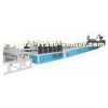 UV Layer PVC Hollow Tile Making Machine / Roofing Roll Forming Equipment with Cutter and Stacker