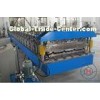0.3 - 0.8mm Two Free Style Profiles Double Layer Roll Forming Machine High Speed 15m/min