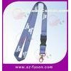 Multi-Color Braid Polyester Single Custom Printed Lanyard / Woven Lanyards