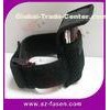 Elastic Thread adhesive Velcro Straps For Watch / Cell Phone , Black