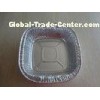 Square Stackable Aluminum Foil Takeaway Containers Recycling For Instant Noodles