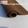 Knitted Brown Velvet Flock Fabric / Flocking Furniture Fabric for Sofa Upholstery Materials