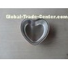 Wrinkle Free Foil Casserole Dishes With Coated Heart Shape , Hotel Aluminium Food Trays