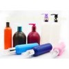 200ml boston round shampoo container airless pump bottles for Cosmetic