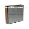 Aluminum Separator HEPA Air Filters Wooden Frame Deep-pleat Air Filters