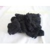 Black Virgin Polyester Staple Fiber 1.2D * 38mm For Filling