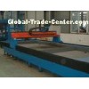 2 Servo Red Table Cutting Machine For Middle Thick / Thin Steel Plate With Hypertherm Plasma Power