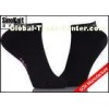 Terry Black Thick Patterned Mens Cotton Ankle Socks / Man Business Frilly Ankle Socks