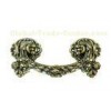 Zamak metal coffin hardware handle H022 high polished