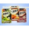 Promotional Plastic Food / Snack Packaging Bags with Three Side Seal