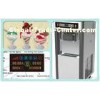 Commercial Soft Serve Yogurt Machine, 2 + 1 Mixed Flavors Ice Cream Machine With Pre-Cooling System