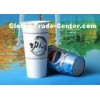 Green / White Big 22oz Juice / Milk / Cold Drink Paper Cups For Wedding