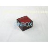 Small PU painting wooden watch box with soft pillow insert , mens watch box