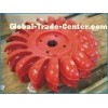 High Head Hydropower Plant Water Turbine Electric Generator , Pelton Wheel Turbine