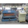 Color Steel Sheet Metal Tile Roll Forming Machine / Roofing Roll Forming Machine 1219mm width