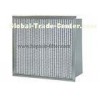 Aluminum Foil Separator High Efficiency Deep Pleated Air Filter With Flange
