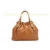 Vintage Brown Large Tote Leather Bags With Handle , Pure Leather Ladies Handbags