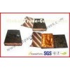 Leather Rigid Gift Boxes For Luxury Gift Packing , Embossed Foldable