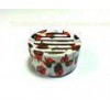Painted Round Tin Ashtray Cigar Tin Box For Cigarette / Tobacco Smoking