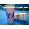 Insulated Pink / White Tall 0.4L / 0.5L Cold Drink Paper Cups Disposable Espresso Cups