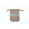 Small velvet drawstring jewelry pouch / gift fabric drawstring bags for pendants