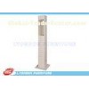 Customized MDF Slatwall Display Stands with acrylic door / pained finished