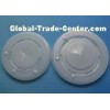 Personalized Take Away Paper Cup Lids Covers White FDA / LFGB / EC