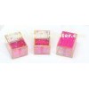 Pink small PET gift boxes / PVC Packaging Boxes with lovely pattern