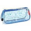 Transparent zipper closing plastic PVC cosmetic bag with printing