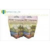 Stand Up Custom Plastic Food Packaging Matte Finished Front Back  Clear Window