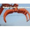 Electric Hydraulic Grapples With Tines for Handling Stone and Waste Lump
