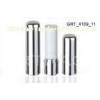 Delicate 4.8g ABS+POM Plastic Lip Balm Tube with Silver UV Electroplating , Lipbalm Case