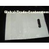 Gravure Printing White Printed Die Cut Plastic Patch Handle Bags HDB17