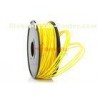 Cubify 3D Printing Filament Materials Nylon Flexible , Yellow 3mm PLA filament
