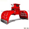 Industrial Excavator Rotating Grapple Hydraulic Grab for Stone / Metal / Wood
