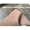 140 cm Width Dark Brown Stretch Leather Fabric With 35 Meters Length Each Roll