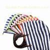 Ladies Canvas Handbags , Stripe Canvas Tote Bag For  Shopping / Hiking