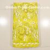 Embroidered Yellow Mesh Fabric