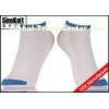 White Breathable Mesh 100% Cotton Ankle Socks Fresh And Cool  Invisible Boat Socks