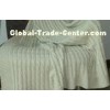 Pre-Washed 100% Cotton Knitted Throw Blankets Self Edge , 127cmx152cm