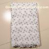 White Double Tunji Sequin Lace Fabric , Party Dress