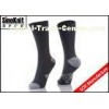 Mens Casual Dress Cotton Black Socks / Custom Male Leisure Socks